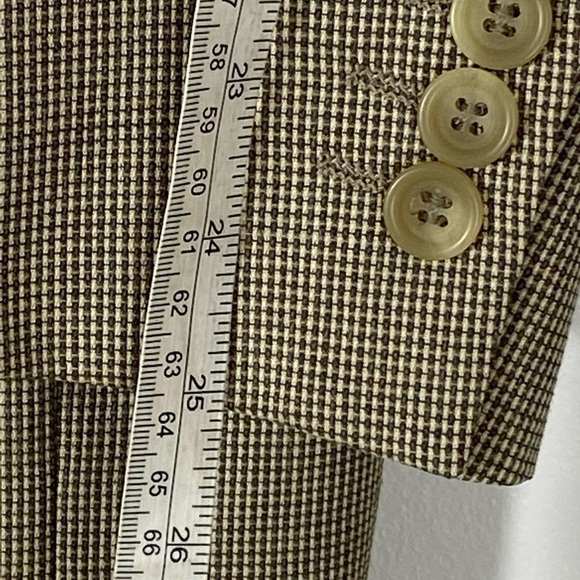 Coppley Mens Size 42 R Blazer Sport Coat Check - Picture 9 of 13